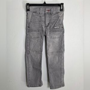 Wrangler Boys Gray Slim Fit Jeans Size 6 Regular